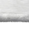 Luxury Chinchilla White Faux Fur Plush Area Rug