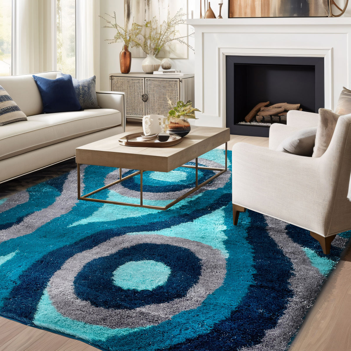 ラグ・カーペット the Apartment blue Lottery Rug sepia ラグ・カーペット the Apartment blue Lottery Rug Original