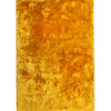 Brisa Yellow Gold Solid Shag Area Rug