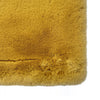 Luxury Chinchilla Yellow Gold Faux Fur Plush Area Rug
