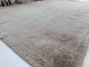 Luxe Rug Collection 7x10 ft Sandy Beige Chinchilla Plush Area Rug