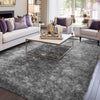 Load image into Gallery viewer, Aroma Light Gray Solid Shag Area Rug