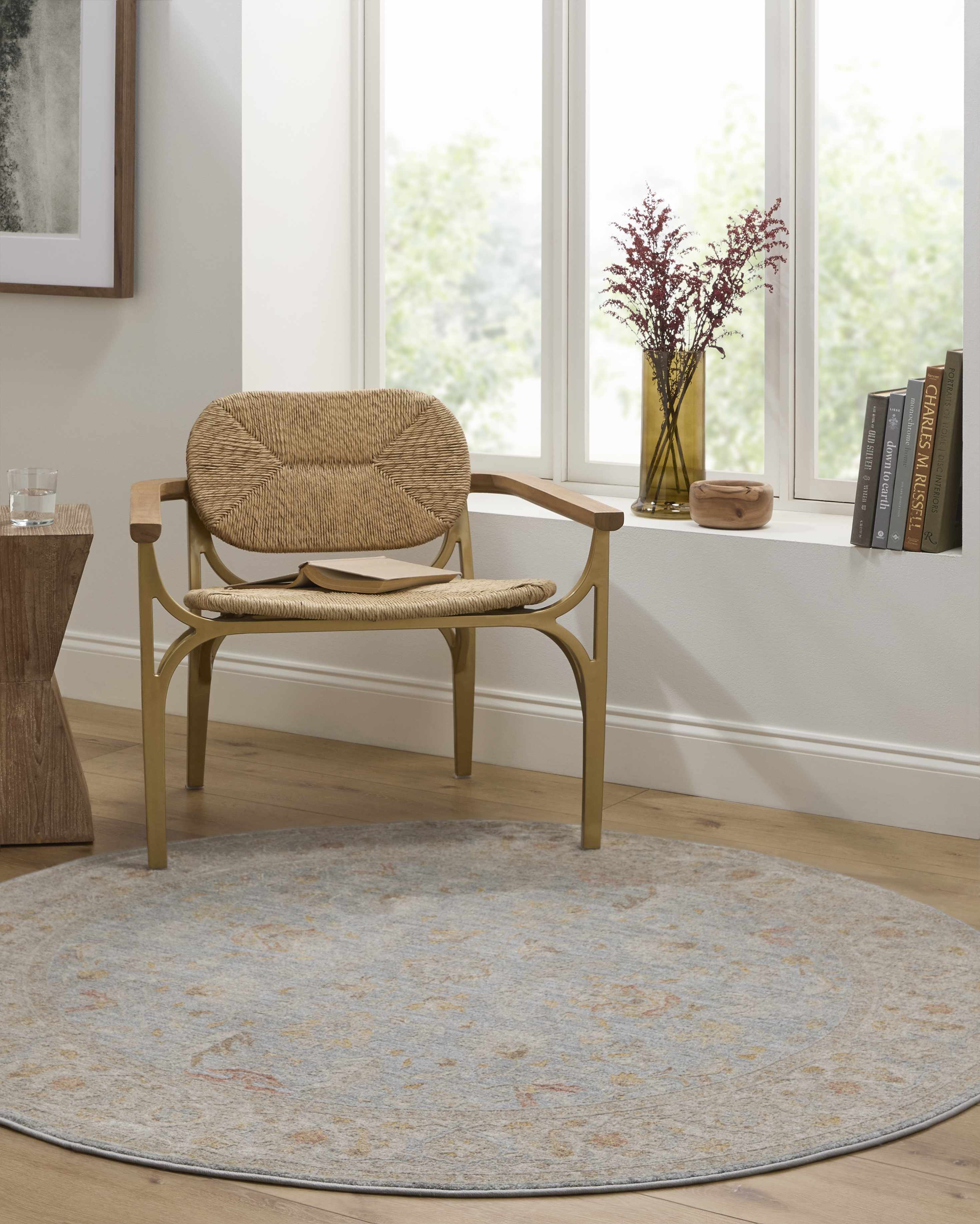 Edie Taupe Oushak Rug