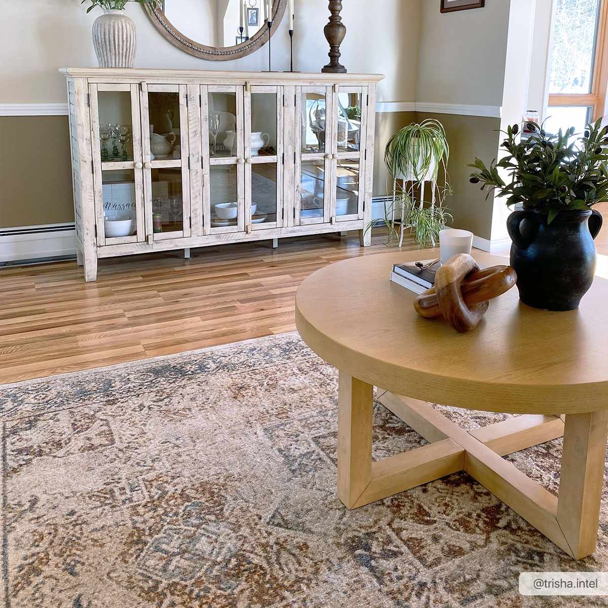 Heritage Style Flat Pile Washable Rug