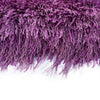 Glorious Purple Solid Shag Area Rug