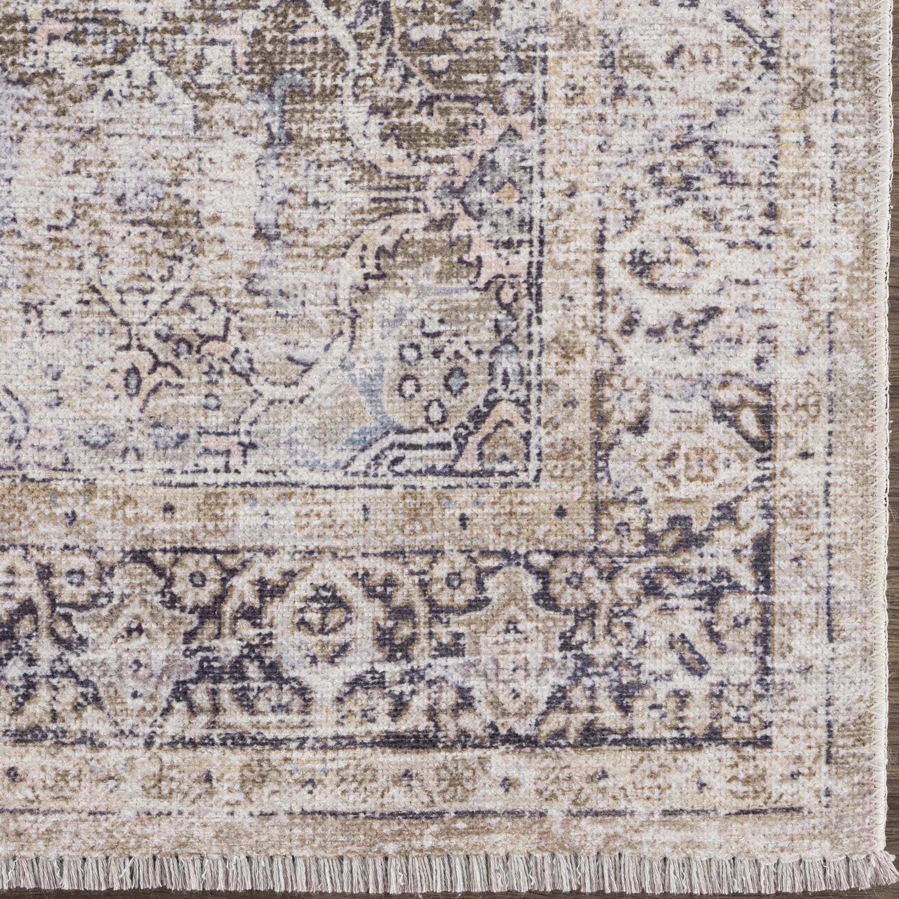 Olive Holi-2304 Washable Area Rug