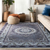 Traditional Gray Oriental Area Rug