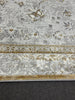 LA Rug Linens Persian Area Rug Medallion Design, Ivory Cream and Gold Color