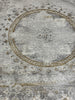 LA Rug Linens Persian Area Rug Medallion Design, Ivory Cream and Gold Color