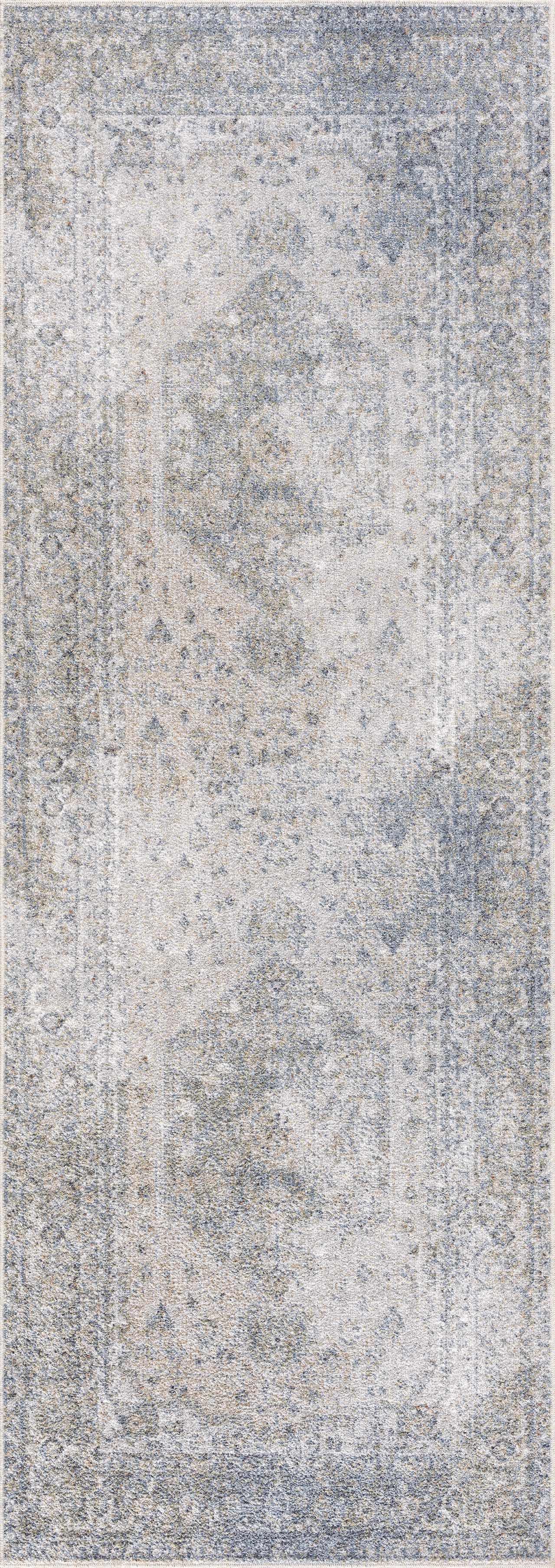 Gael Blue Boutique Washable Rug
