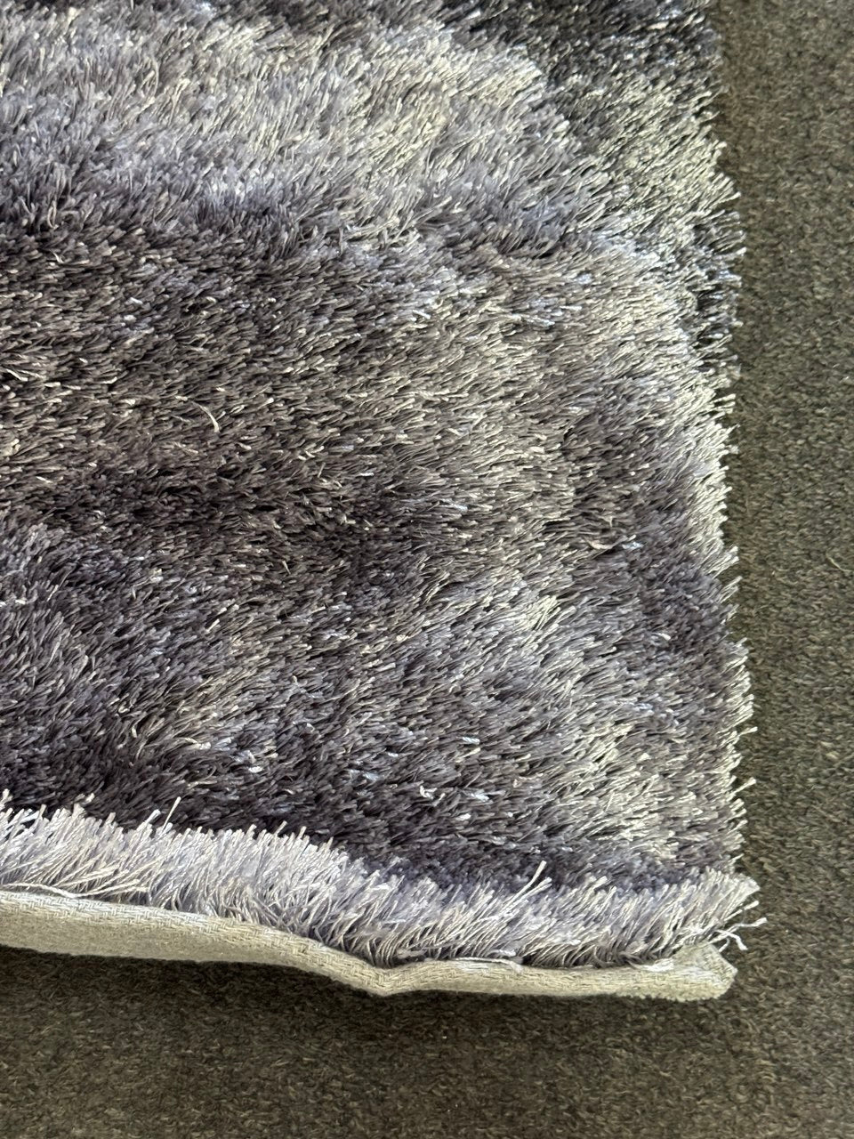 Optima Gray & Black Wave Pattern Area Rug, Modern Abstract Design