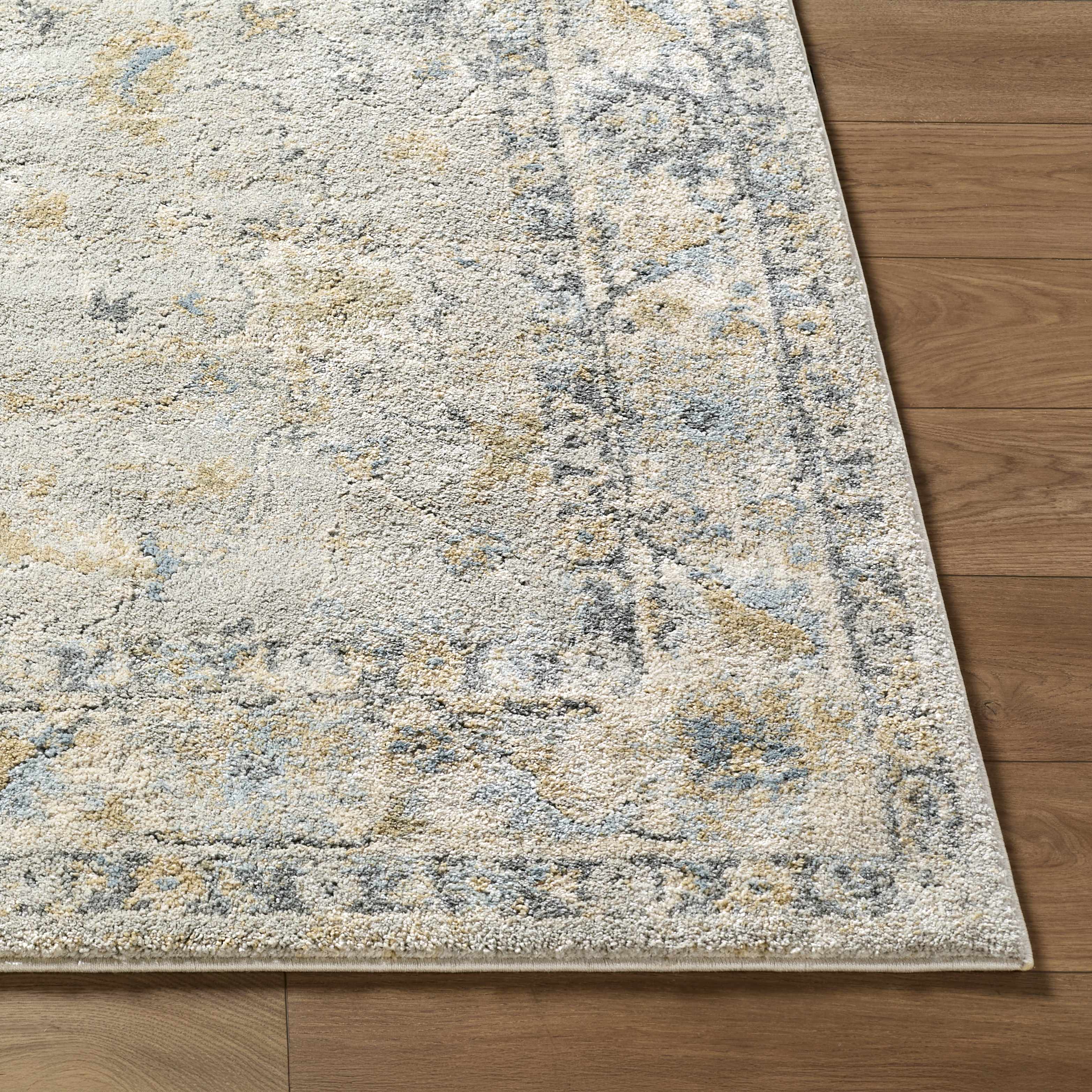 Ahmaud Beige Thick Luxe Area Rug