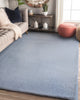 Load image into Gallery viewer, Rabbit Faux Fur Cloud Gray Plush Area Rug