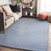 Load image into Gallery viewer, Rabbit Faux Fur Cloud Gray Plush Area Rug