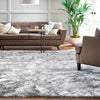 Load image into Gallery viewer, Sheepskin Black And White Faux Fur Shag Area Rug