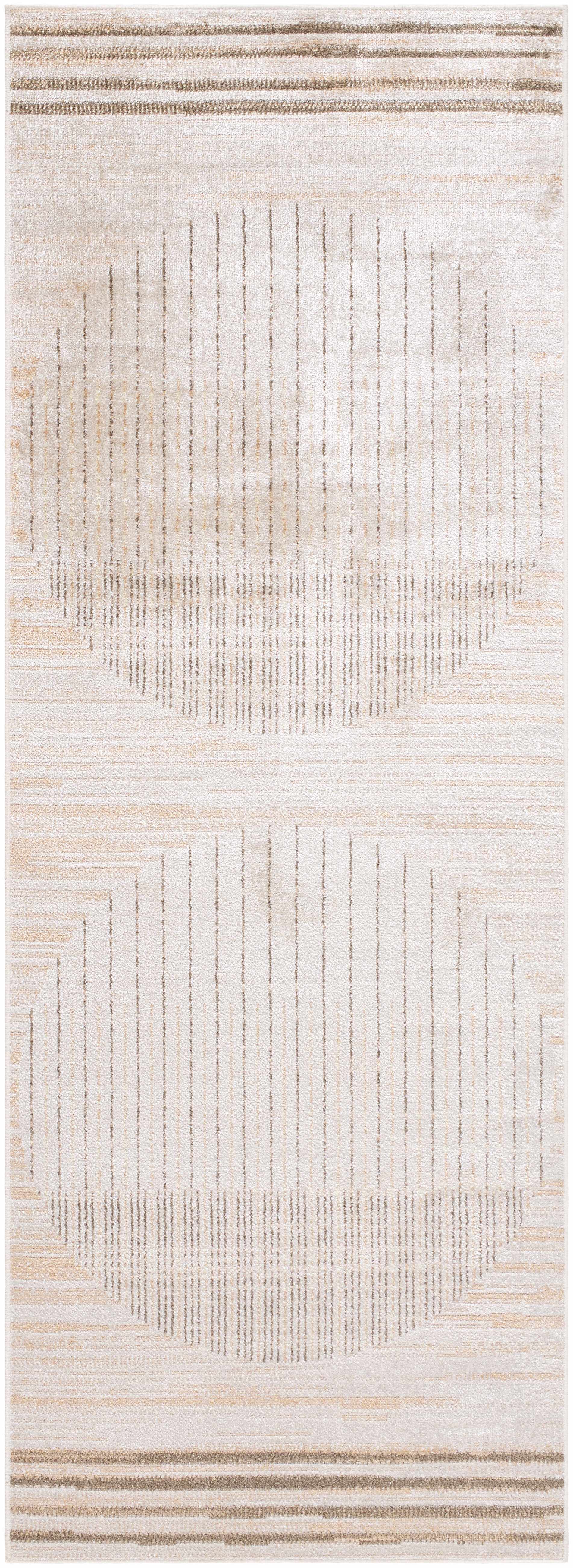 Thad Beige Washable Area Rug