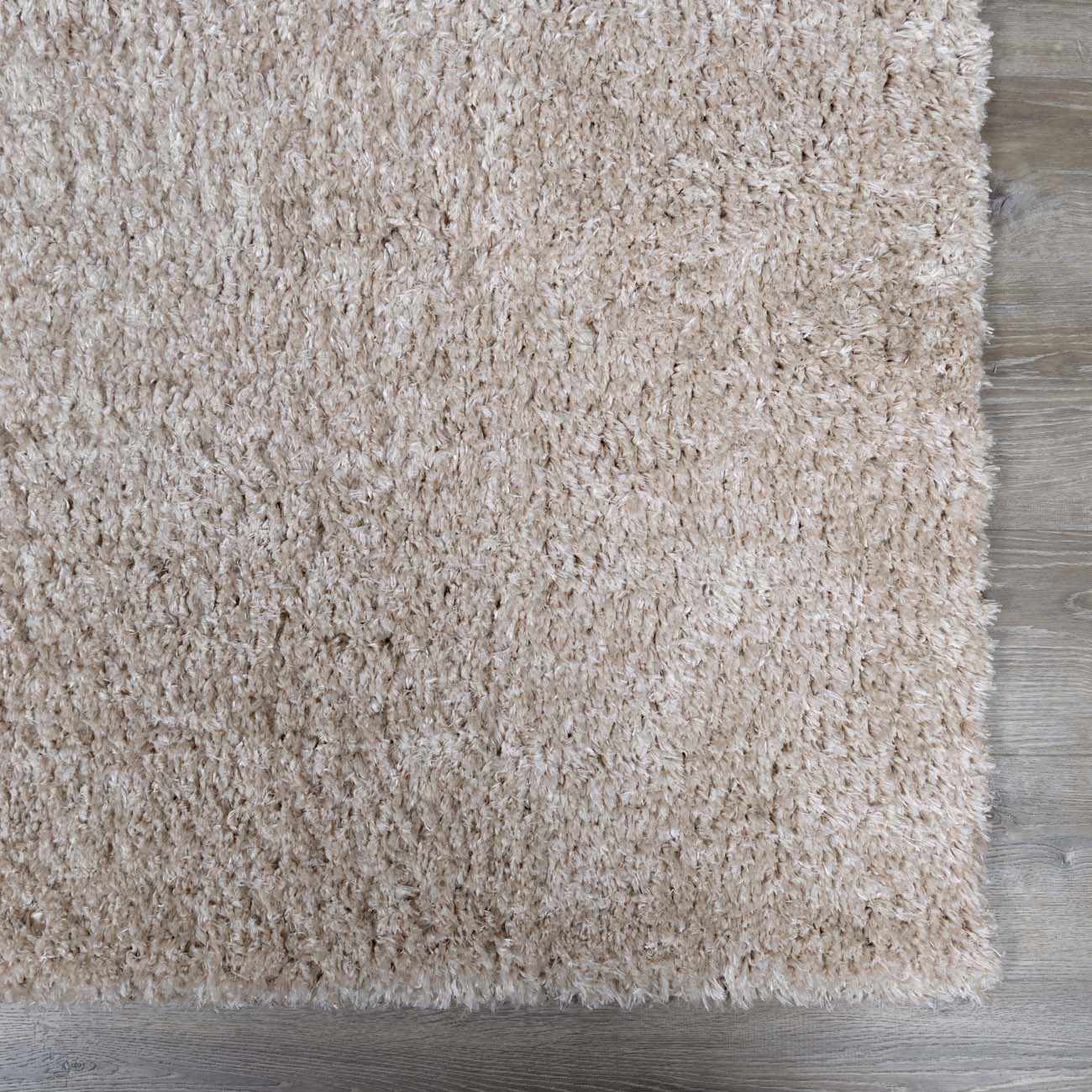 Siari Solid Oatmeal Shag Rug