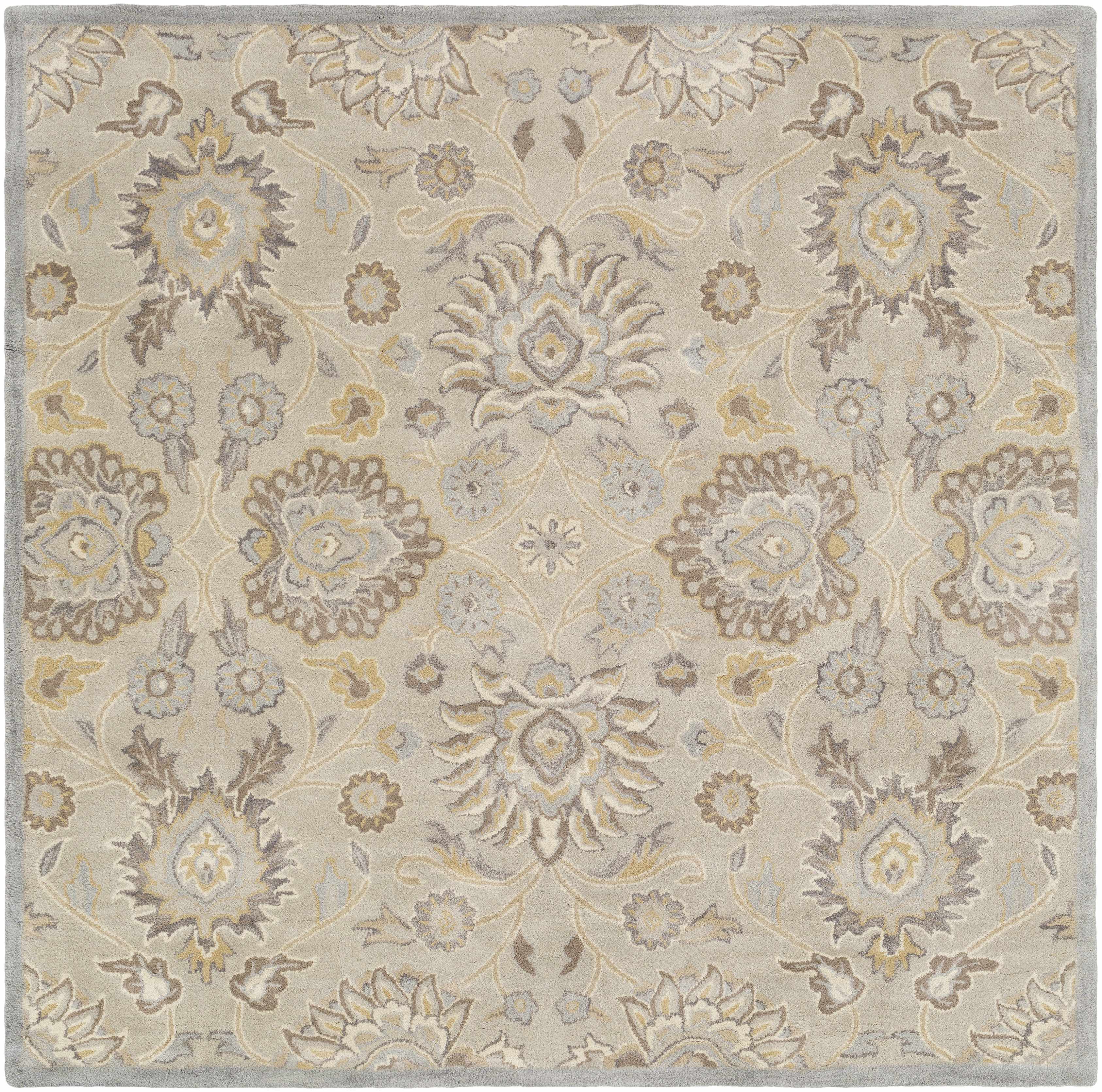 Conesus 1192 Hand Tufted Ivory&Taupe Wool Rug