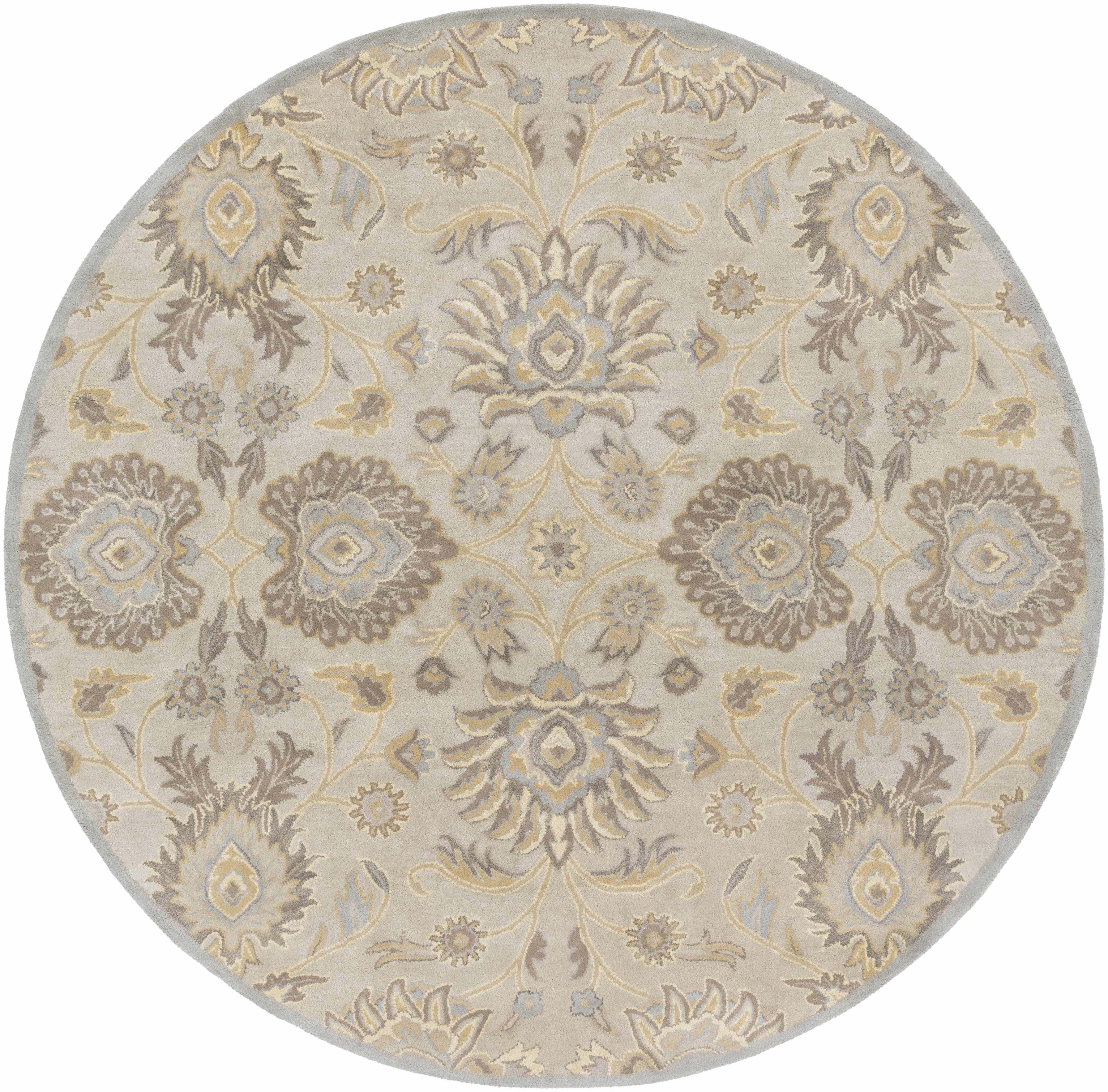 Conesus 1192 Hand Tufted Ivory&Taupe Wool Rug
