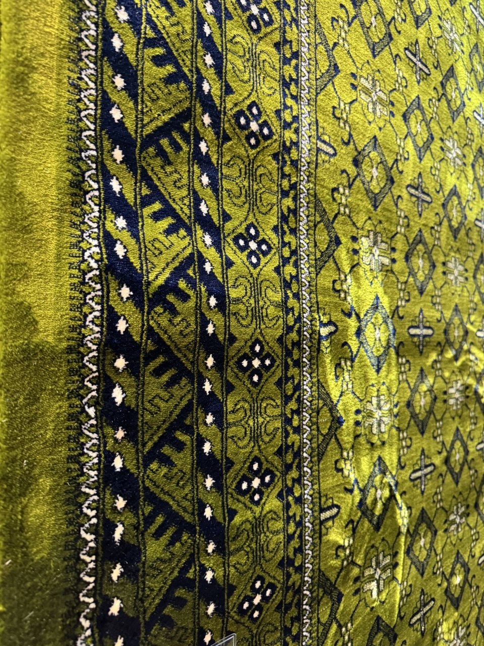 Isfahan Green Geometric Afghan Persian Area Rug | 5x7, 8x10, 9x12 – LA ...