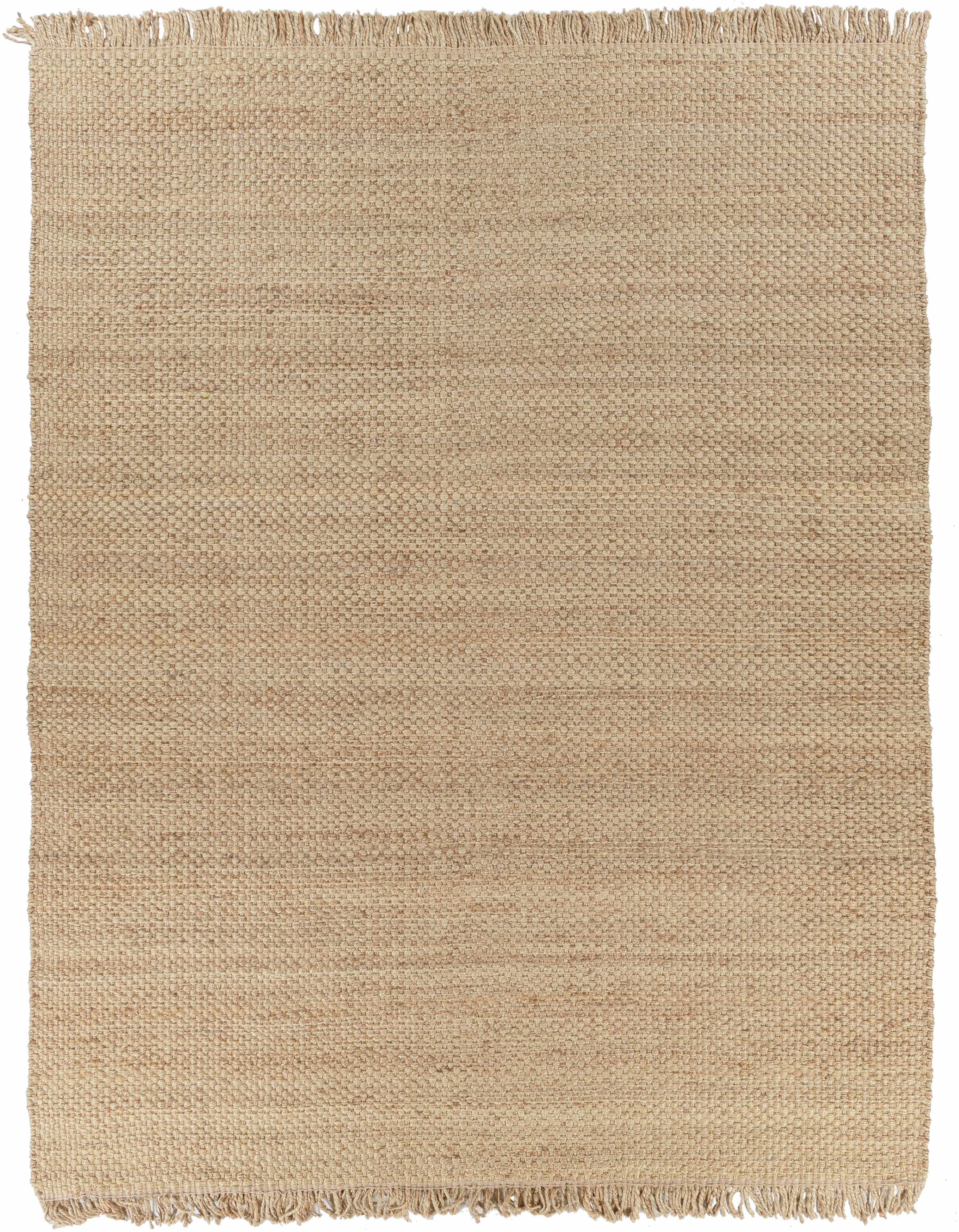 Hovland Hand-Woven Natural Jute Area Rug – Beige