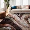 Load image into Gallery viewer, Signature Designers Brown Shag Area Rug