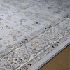 Isfahan Floral Vine Gray Persian Area Rug