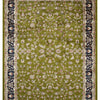 Isfahan Floral Vine Green Persian Area Rug