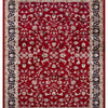Isfahan Floral Vine Red Persian Area Rug
