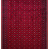 Isfahan Geometric Lattice Red Traditional Irani Area Rug