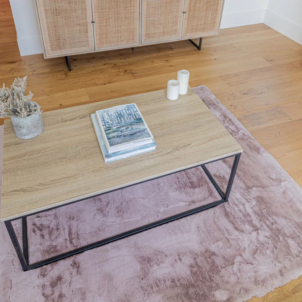 Chinchilla Soft Muted Rose-Mauve Pink Shag Rug – Plush Faux Fur Area Carpet