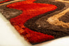 8x10 Signature Designers Orange Shag Area Rug