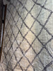 LA Rug Linens 6x9 Feet Modern Trellis Design Black White