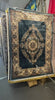 Load and play video in Gallery viewer, Isfahan Blue Oriental Persian Rug, Soft, Stain-Resistant &amp; Hand-Knotted