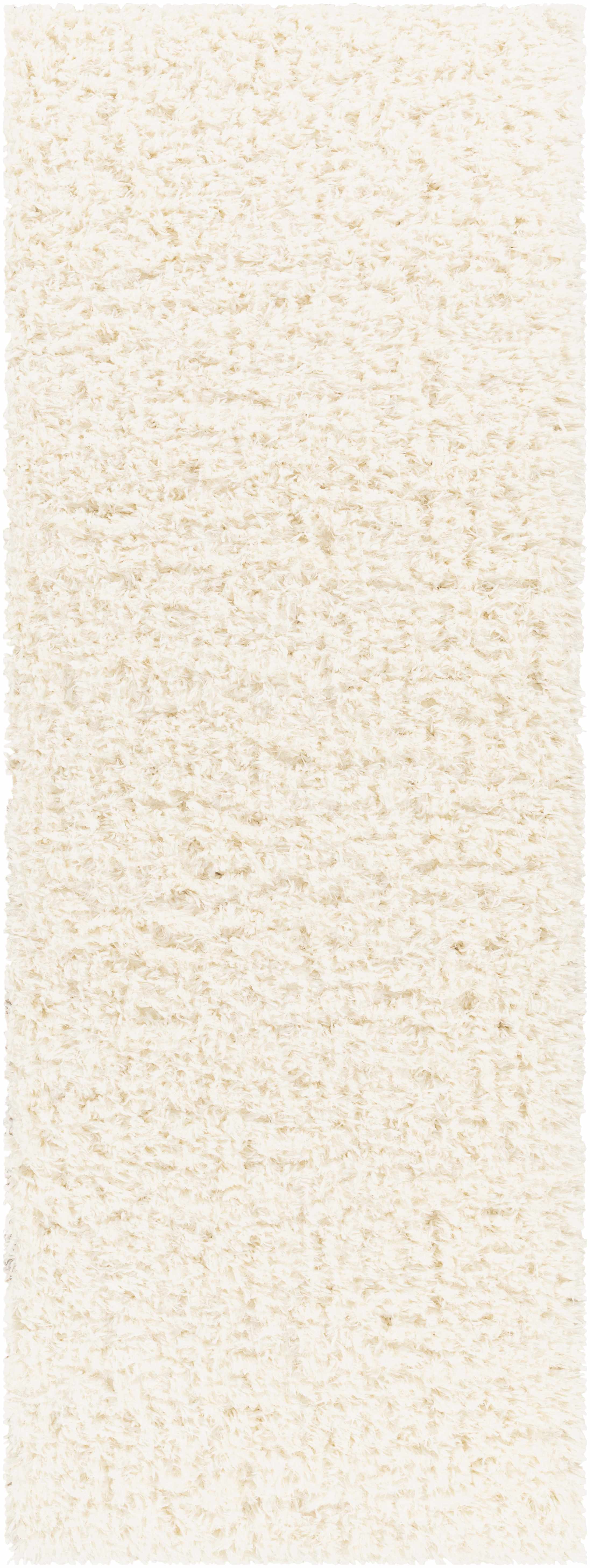 Siari Solid Cream Plush Rug