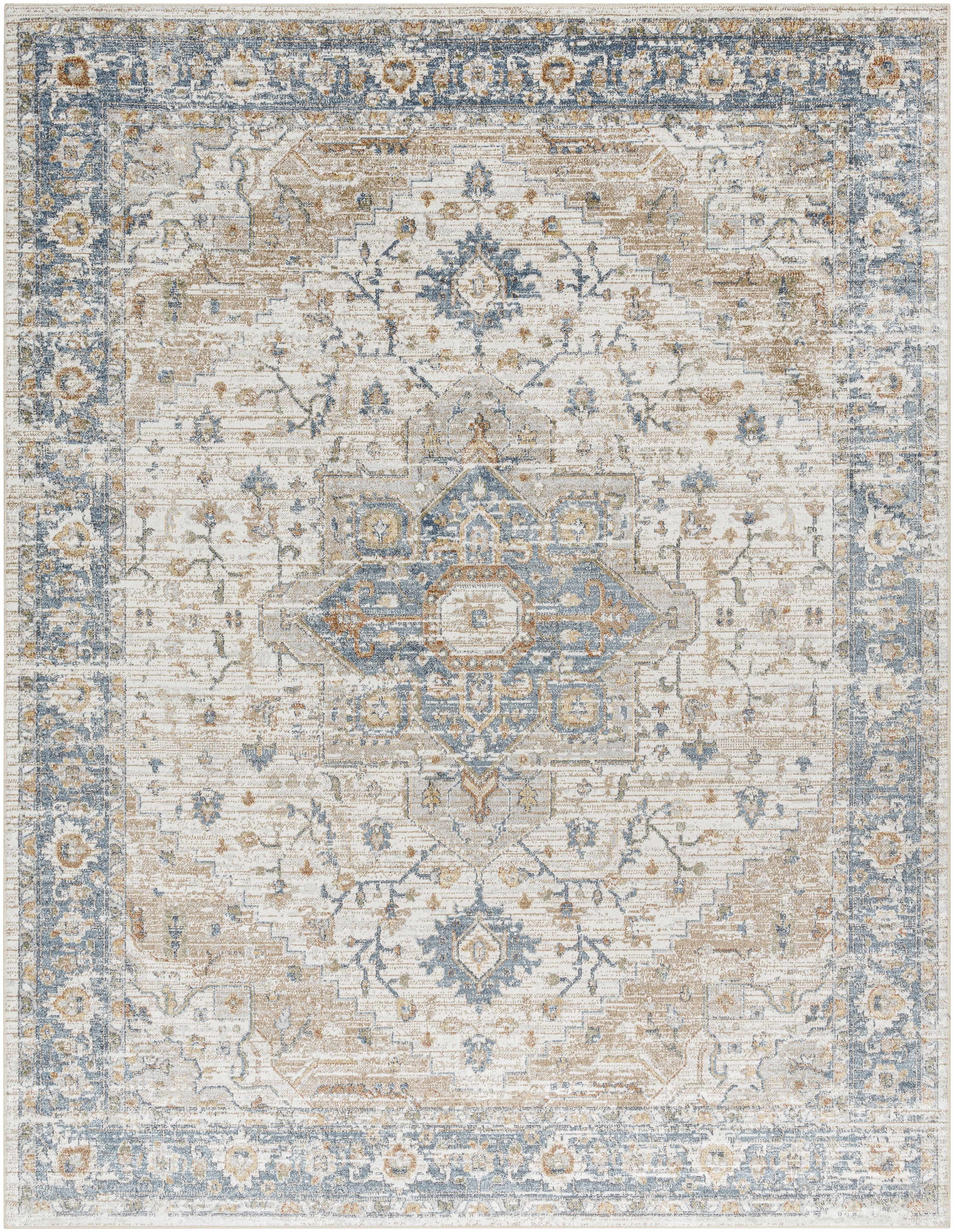 Ezri Flat Pile Washable Rug