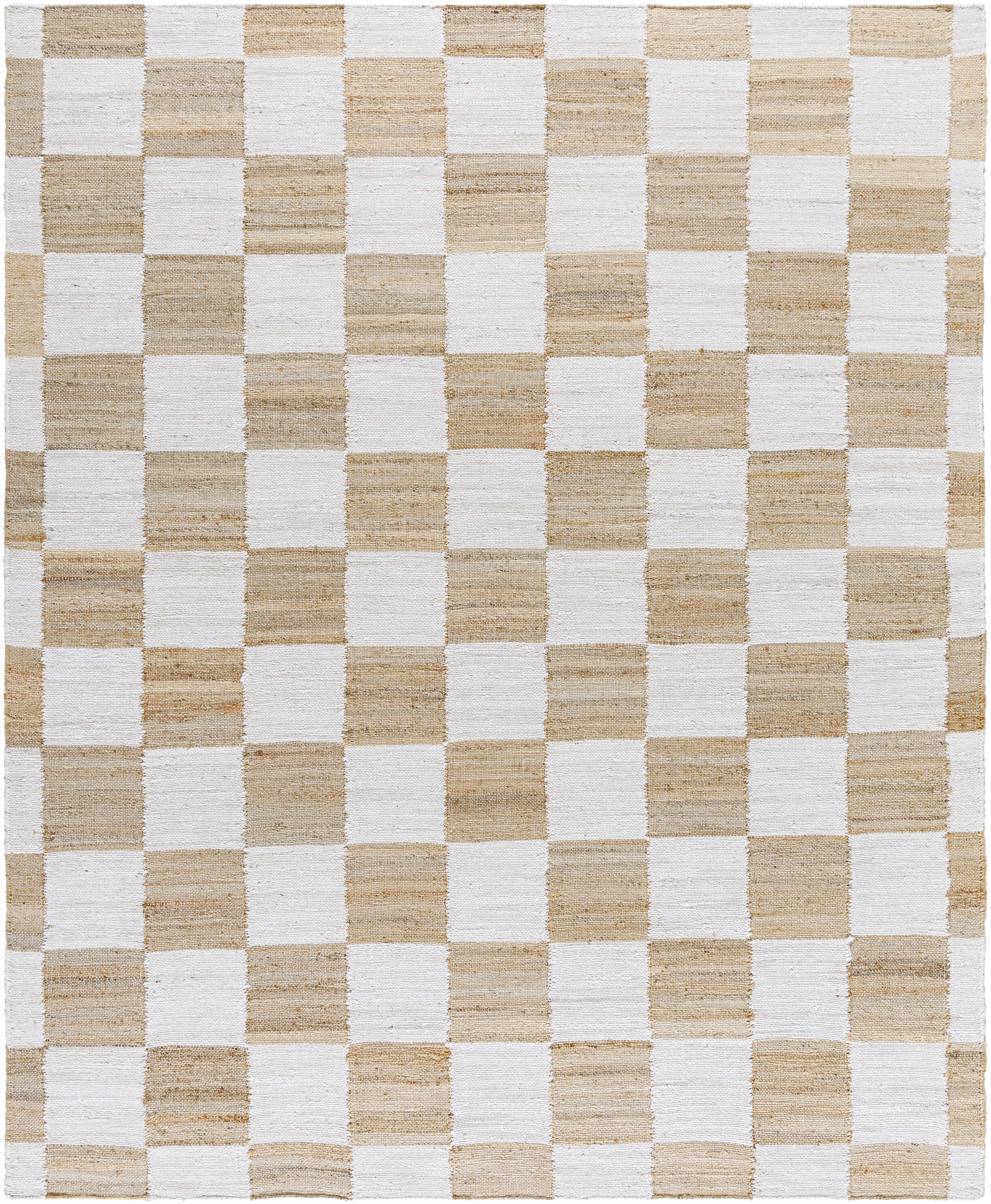 Tyhir Checkered Jute Rug