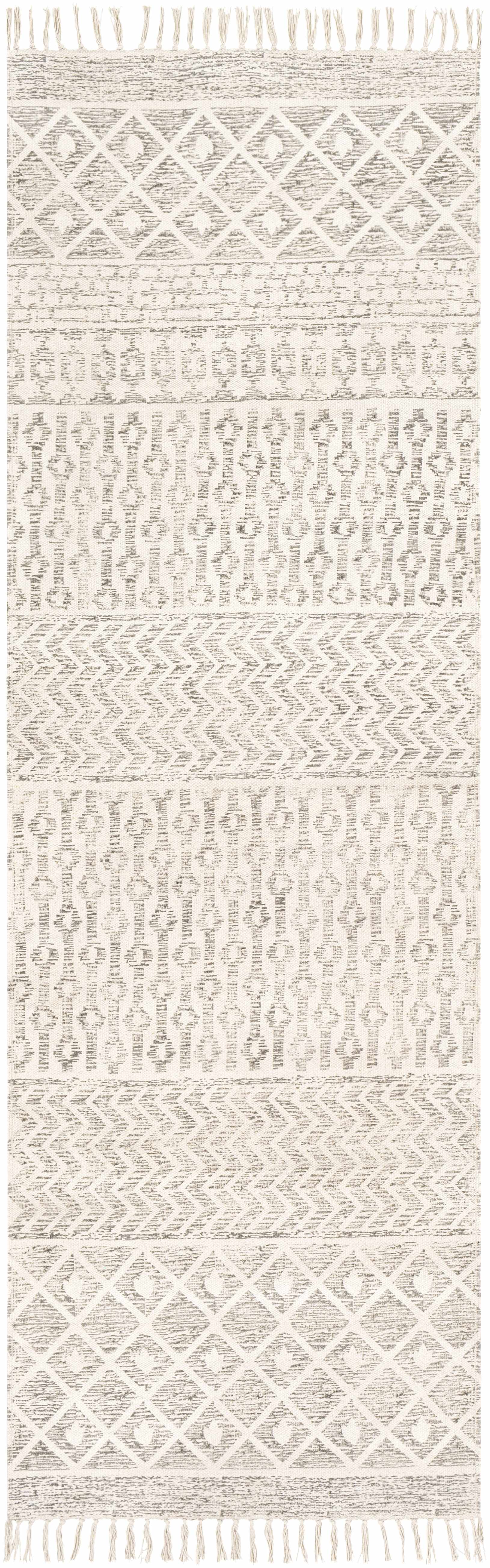 Valyermo Beige Hand Woven Cotton Rug