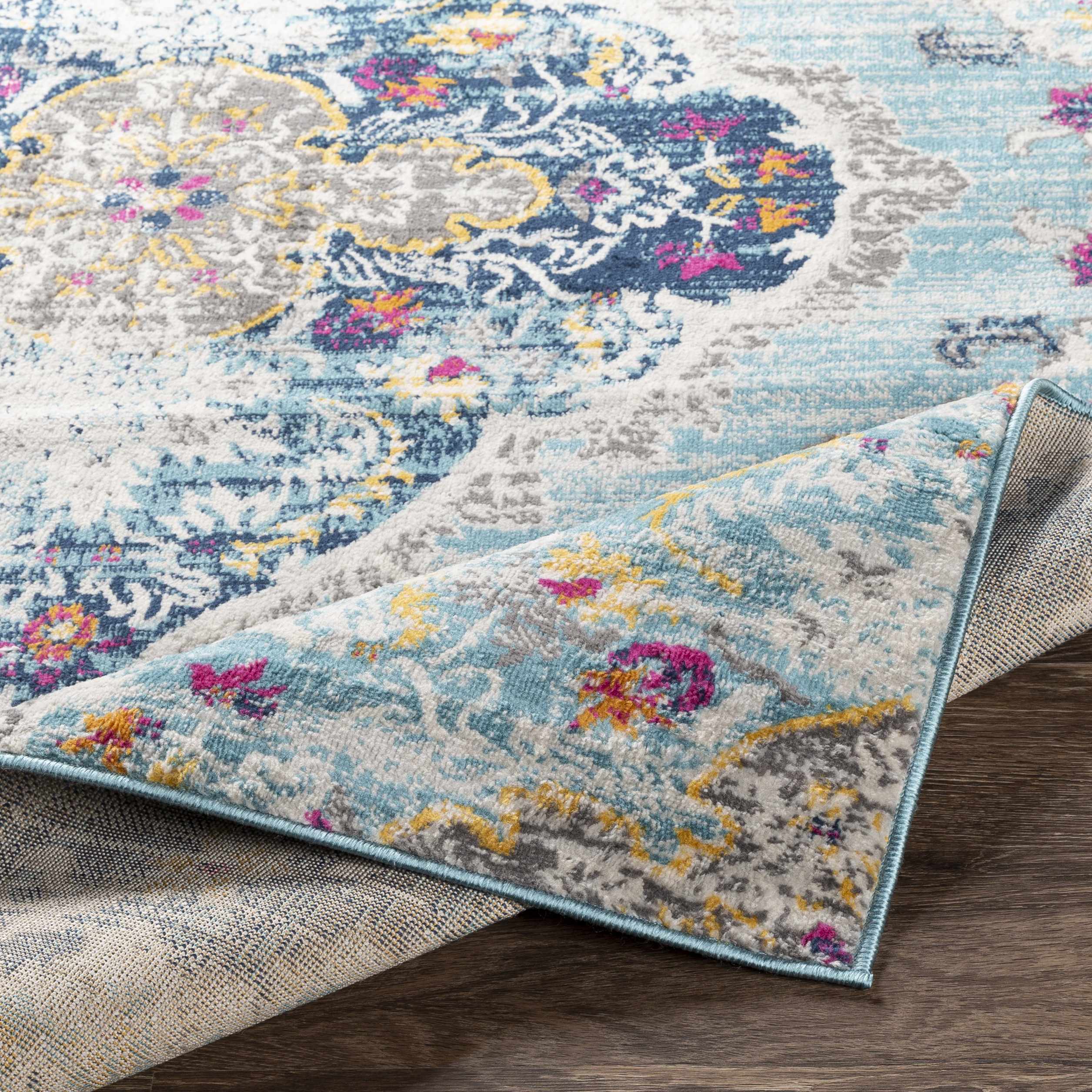 Wallsburg Blue Area Rug – LA Rug Linens