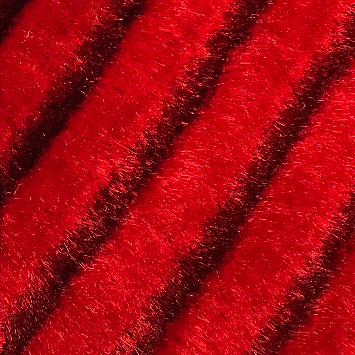 3D 274 Abstract Shaggy Modern Contemporary Area Rug Red Laruglinens