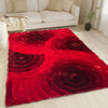 Load image into Gallery viewer, 3D Collection 419 Shag Rug Red