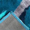 Load image into Gallery viewer, Optima Echo Aqua Blue Shag Area Rug