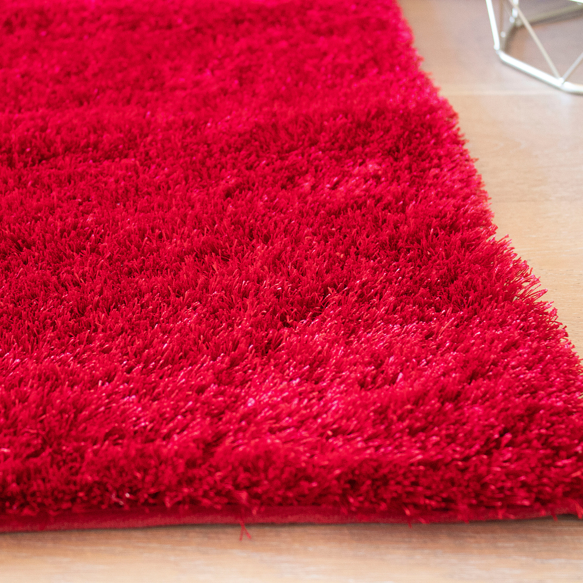 Aroma Collection Shag Rug Red