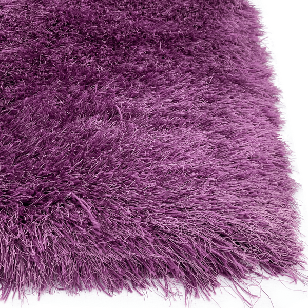 Glorious Collection Shag Rug Purple