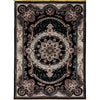Load image into Gallery viewer, Traditional Black Mosaic Area Rug