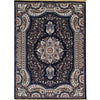 traditional navy blue kashan area rug. Brand: RugBerry, Collection: Kashan, Shape: Rectangular, Style: Tassel, Pattern: Vintage, Persian, Size: 5 x 7 ft, 8 x 10 ft, 9 x 12, Color: Navy Blue, Material: 100% Polyester Silk, Weave: Machine Made, Thickness: 0.5 inches, Room: Bedroom, Dining Room, Living Room, Hallway, Office, Kitchen, Bathroom, Entryway, Nursery, Kids Room