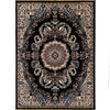 Load image into Gallery viewer, Traditional Navy Blue Vintage Area Rug, Brand: RugBerry, Collection: Kashan, Shape: Rectangular, Style: Tassel, Pattern: Vintage, Persian, Size: 5 x 7 ft, 8 x 10 ft, 9 x 12, Color: Navy Blue, Material: 100% Polyester Silk, Weave: Machine Made, Thickness: 0.5 inches, Room: Bedroom, Dining Room, Living Room, Hallway, Office, Kitchen, Bathroom, Entryway, Nursery, Kids Room
