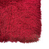 Glorious Red Solid Shag Area Rug