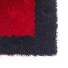Optima Red And Black Shag Area Rug