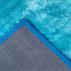 Optima Turquoise And Blue Shag Area Rug
